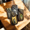 Leather Phone Belt Holster Handmade in Mexico Cowboy Jesus Virgin