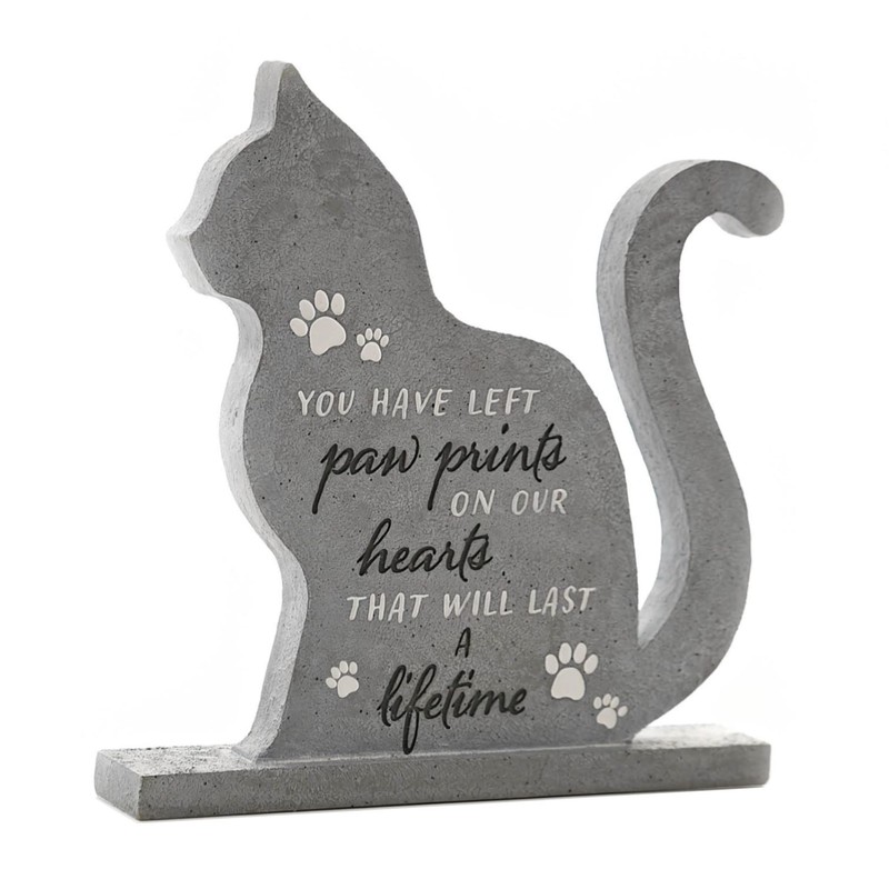 Widdop and Co Grey Pet Memorial Stone Plaque 20cm -