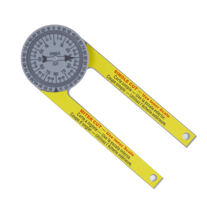 Miter Saw Protractor Portable Calibration 3-Dimensional Goniometer Angle Finder Tools