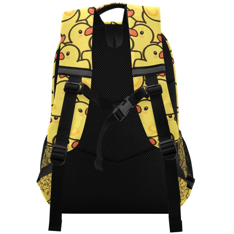 ALAZA Teens School Backpack Cute Yellow Duck Pattern Laptop Backpack