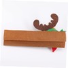 CORHAD Santa Snowman Elk Christmas Decor 3 Pieces Fabric Refrigerator