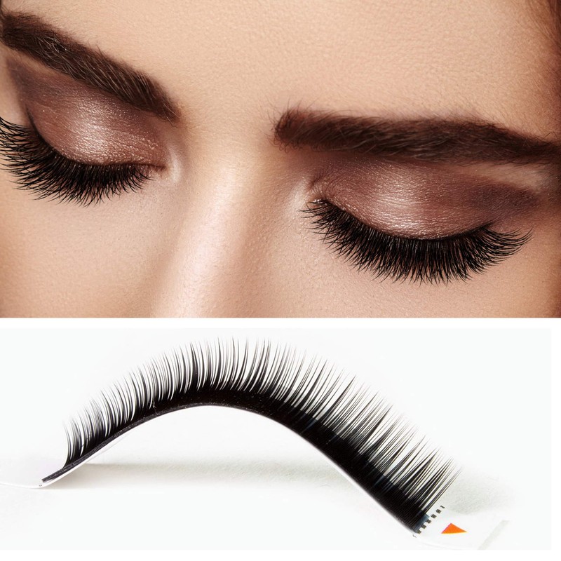 hair2heart Silk Fake Lashes False Eyelashes - B-Curl 0.10, 10
