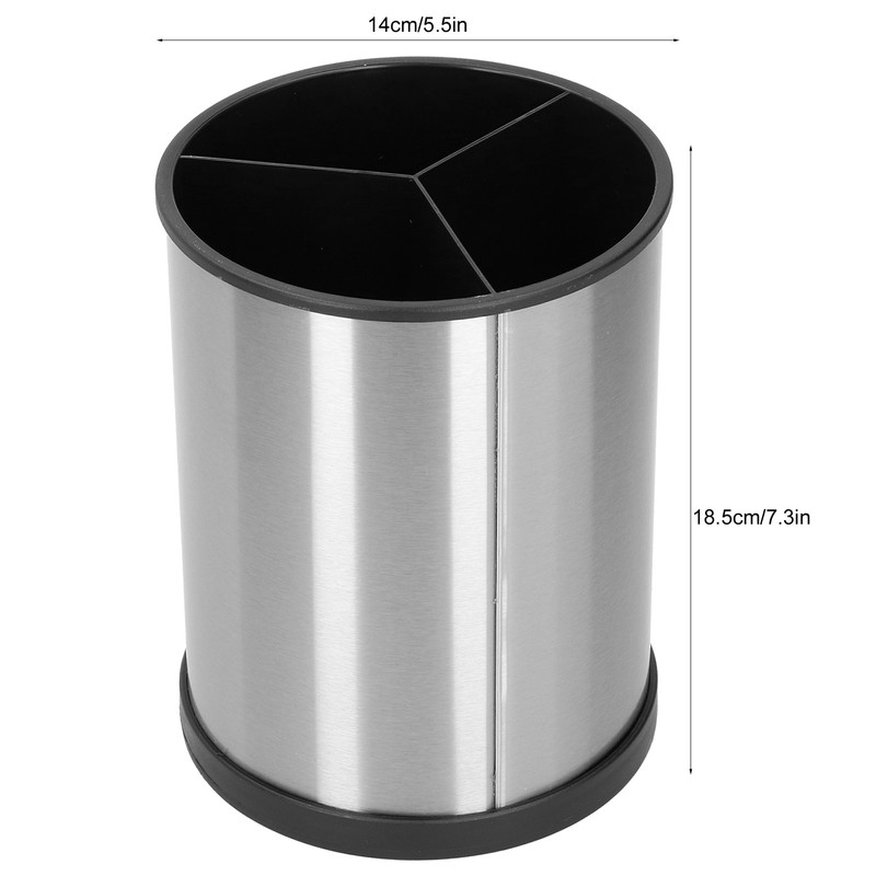 Rotating Chopsticks Organizer Multifunction Utensil Holder Cutlery Tableware Drainer Container