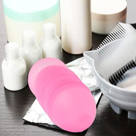 LALAFINA 2pcs Hairdressing Scale Shaker Cup DIY Hair Dye Cup Hair Dyeing Shaking Cup Hair Coloring Bowl Emerald Green Hair Dye Hair Dye Bowl Hair Dying Brush Plastic Set Mixed Colour