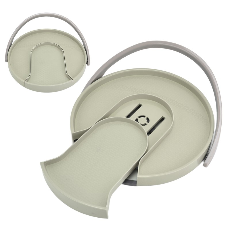 Kitchen Storage Turntable Non Skid Kitchen Spice Beverage Pull Out