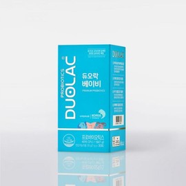 duorock GRAS Most Listed Duolac Baby 30 sachets (30 days' supply) 1 unit / Infant baby probiotics lactose-free lactic acid bacteria / GRAS 최다등재 듀오락 베이비 30포 (30일분) 1개 / 유아 아기 프로바이오틱스 유당프리 유산균