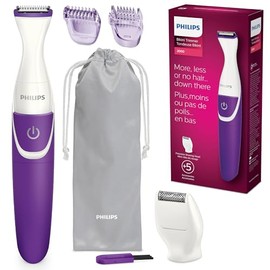 Philips BikiniGenie BRT383/50 - Cortador de bikini inalámbrico para mujer