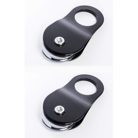 HiGear Heavy Duty 10 Ton 22,000 lb. Capacity Universal Black Snatch Block Recover Winch Pulley by Alfa Wheels (2)