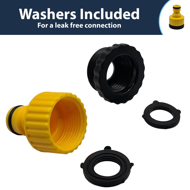 Pipestation Hose Tap Connector 2 Pack - Hose Pipe Connector