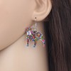 DUOWEI Acrylic Pitbull Dog Earrings Pets Dangle Pet Jewelry for