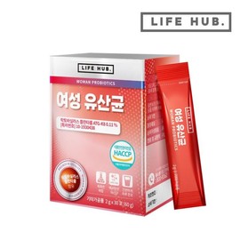 LifeHub 라이프허브 여성 유산균 1세트(2g x 30포) LifeHub Women's Probiotics Set (2g x 30 sachets)