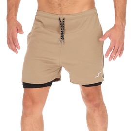 SPORTRETCH Pack de 5 Shorts Deportivos para Hombre - Ideal para Deporte y Fitness, Comodidad y Estilo