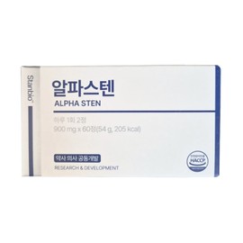Alphasten tablets, 60 tablets, 1 box, fenugreek seeds, ginger, bamboo sap, corn silk, lactic acid bacteria, tomatoes / 알파스텐정 60정 1박스 호로파씨 생강 대나무수액 옥수수수염 유산균 토마토