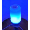 QP LED Blue Dancing Flame Light Bulb Autism Awareness Project
