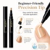 Nude Beige Nail Polish Pen for Women, Water-Based Quick Dry