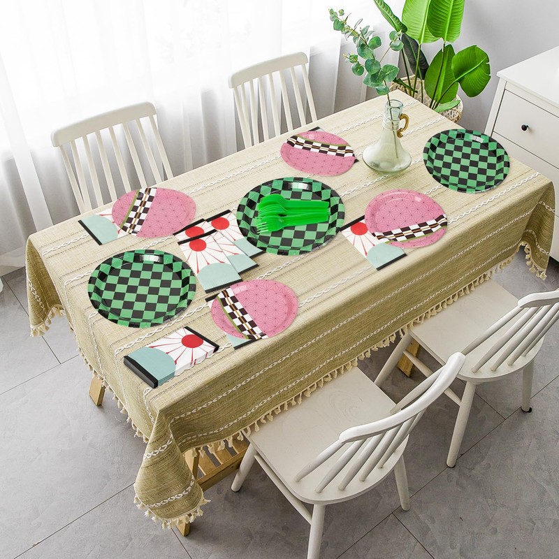 Z1juce Hibachi Japanese Party Tableware - Hibachi Birthday Party Decoration