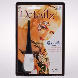 Mehron Makeup Detailz Face & Body Paint (.17 oz) (White)