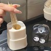 2Pcs Toothpick Holder,Automatic Toothpick Dispensers with 1000,Toothpick Box for Home