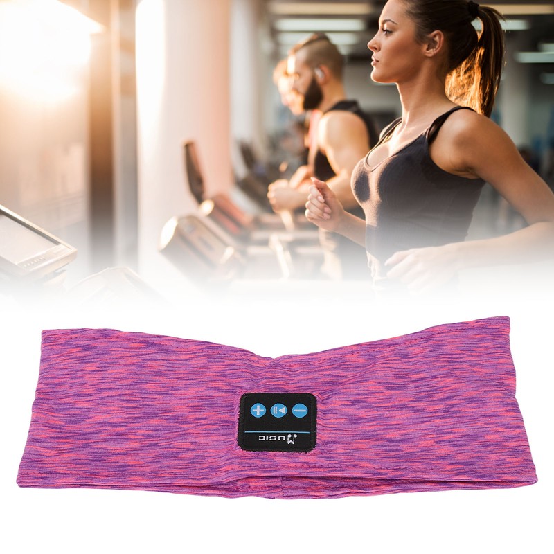 Wireless Sleep Headband Adjustable Musical Soft Sleeping Headphone for Running