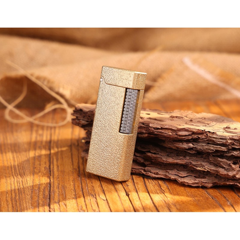 WDMART- H59 Brass Mechanical Trench Lighter • Retro Soft Flame