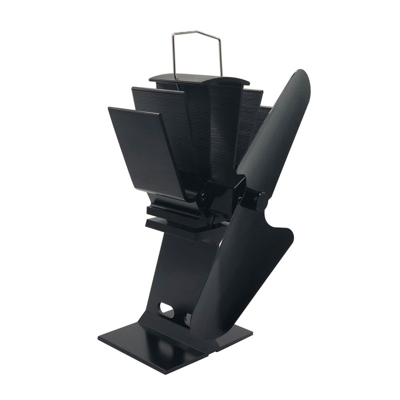 FIREFIX 2100/1 Fireplace Fan (Powerless) 2 Blades, Black