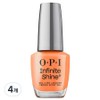 OPI Infinite Shine Nail Polish ISL 207 YOURE ONE IN A MELON, Orange, 4 pieces, 15ml / 오피아이 인피니트샤인 매니큐어 ISL 207 YOURE ONE IN A MELON, 오렌지, 4개, 15ml
