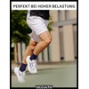 Occulto Men's Heel Spur Sports Compression Socks 2 Pack (Model: