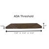ADA Compliant- ASH 1/2 inch Height Interior Solid Wood Threshold-