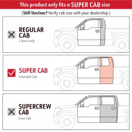MaxMate 3.5" Oval Nerf Bar Side Steps for  Supercab