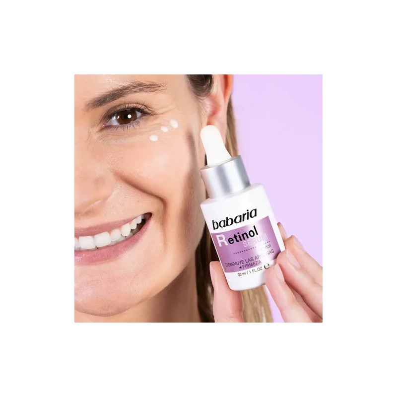 Babaria Sérum Facial Retinol Vegano Antiarrugas, Apto para Todo Tipo