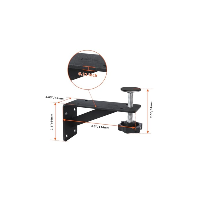 4 Pcs Undermount Sink Brackets, Undermount Sink Support, Undermount Sink