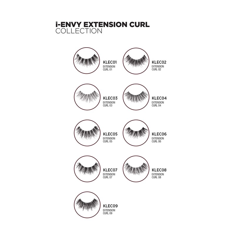 i-Envy 3 Pairs False Eyelashes C Curl Natural Lashes Salon