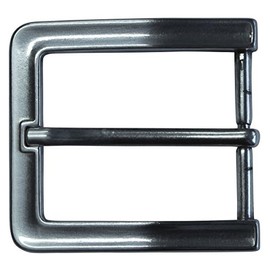 BELTINGER Belt Buckle Simple 4.0 cm | Buckle Interchangeable Buckle Belt Buckle 40 mm Solid | Pin Buckle | Interchangeable Belt up to 4 cm, silver