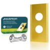 HAUSPROFI 45 x Titanium Robotic Lawnmower Blades Replacement Blades Ultra
