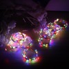 3x3 m Copper USB Wire Curtain Light String for Home