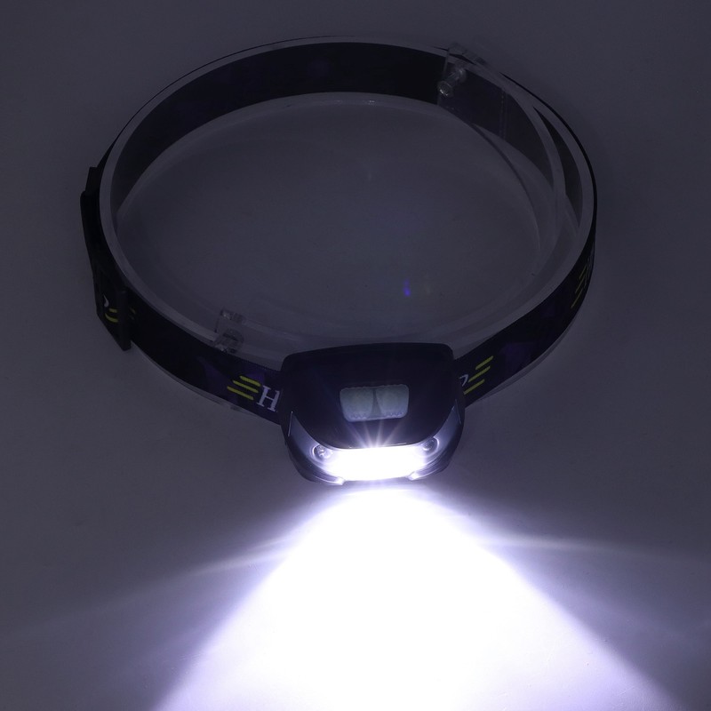 LED Gestures Sensor Headlight Multifunctional Outdoor Waterproof Headlamp for Camping