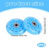 2 Pcs LED Flash Scooter Wheels 80mm，scooter wheels， micro scooter