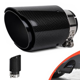 Carbon Fiber Exhaust Tip 2.5" Inlet to 4" Outlet, Bolt-On