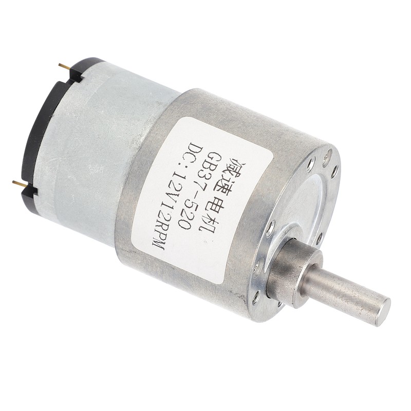 DC Motor 12V 12RPM Reducer Shaft SelfLocking Geared Motor for