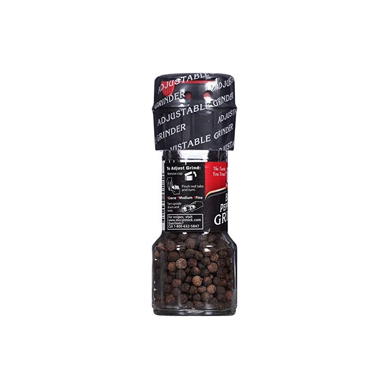 Case of McCormick Black Peppercorn Grinder (6 Total)