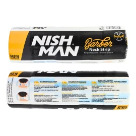Nishman Papel Cuello Para Barberia Profesional, 500 Tiras, Nishman.