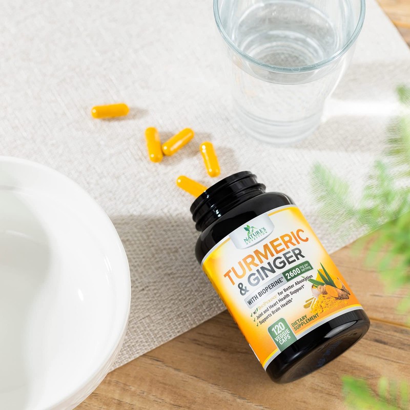 Turmeric Curcumin Supplement - 2000mg Organic Turmeric Per Serving -