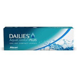 Dailies AquaComfort Plus Daily Lenses, Box of 30, Nelfilcon A, 14.0 mm, 8.7 mm Radius, +6.00 D
