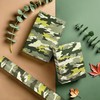 WRAPAHOLIC Camo Wrapping Paper Sheet - 6 Sheets Light Green