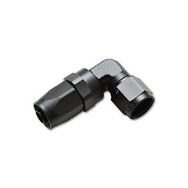Vibrant Performance 21996 90 Degree Elbow Forged Hose End Fitting HoseSize: -16AN 6061 Aluminum Anodized Black 90 Degree Elbow Forged Hose End Fitting