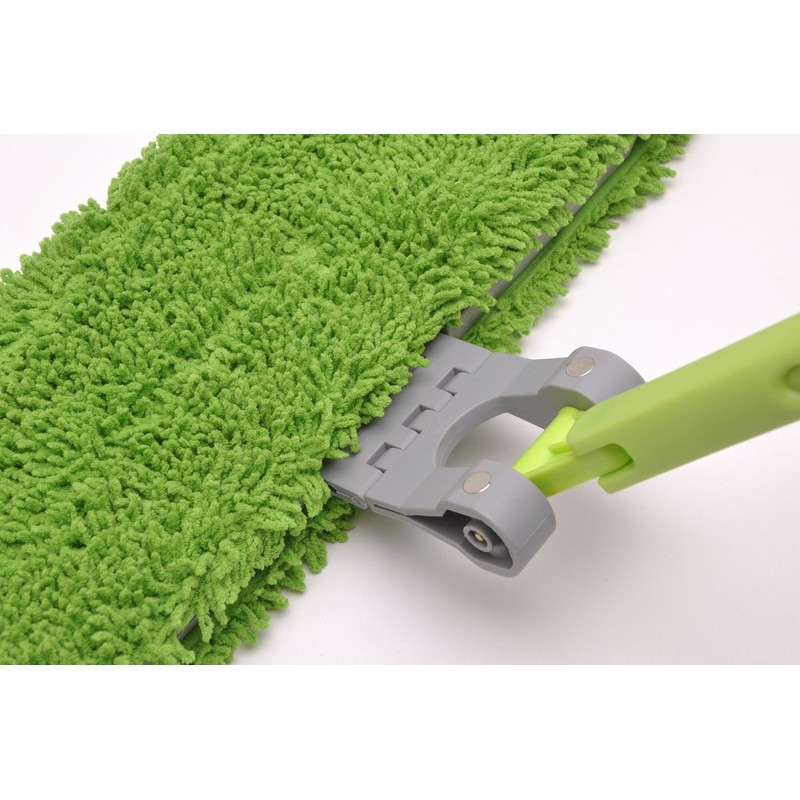 CleanAide Microfiber Hardwood Floor Mop – Flat Wet and Dry