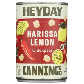 Heyday Canning Co Harissa Lemon Chickpeas, 15 OZ