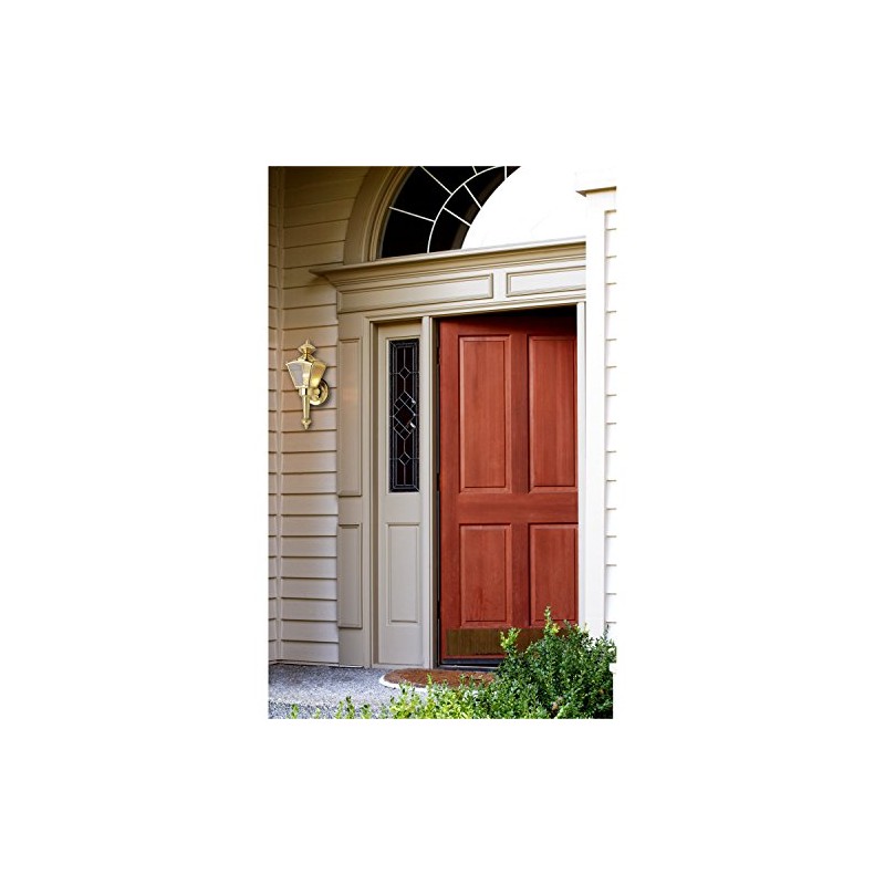 Westinghouse 6696400 One-Light Wall Lantern,Polished Brass