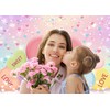 SJOLOON Happy Mother‘s Day Backdrop Heart Warm Photo Background for