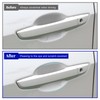 12PCS Car Door Handle Protector, Waterproof Anti-Scratch Film Clear Invisible